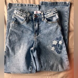 Denim Diva Light Blue Straight Leg Jeans